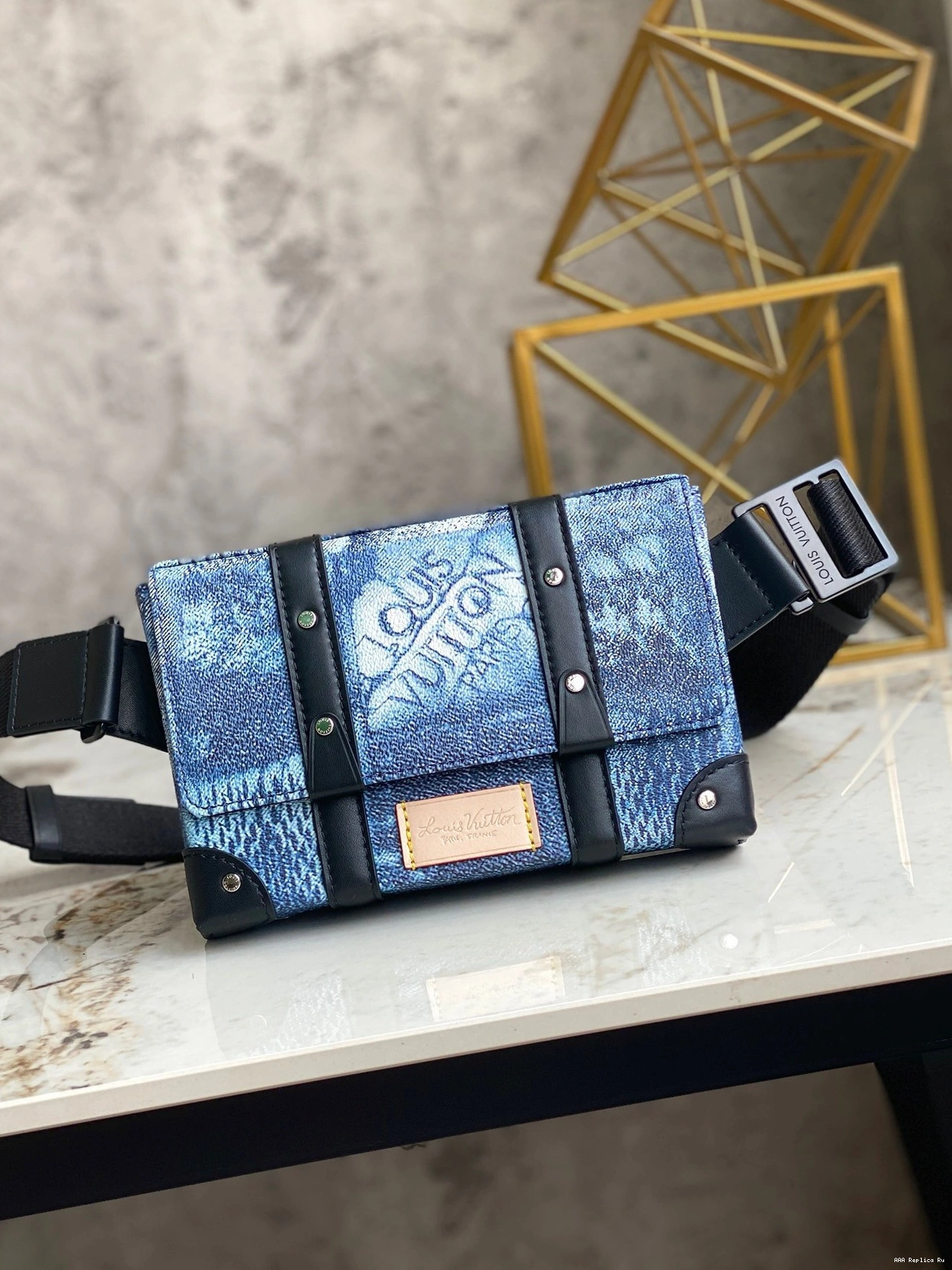 AAA Pruses Bags VUITTON SLINGBAG TRUNK LOUIS 0807